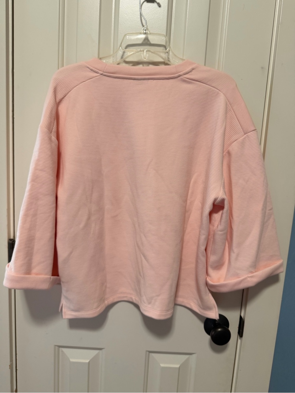 a new day Light Pink Ribbed Crewneck Sweater - Picture 4 of 6